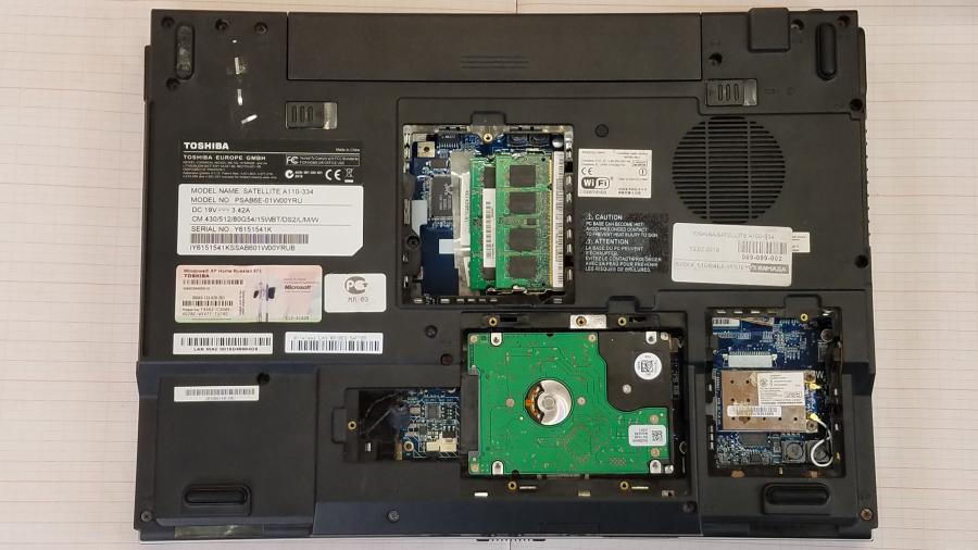 089-089-002 Ноутбук TOSHIBA Satellite A100-334 #11