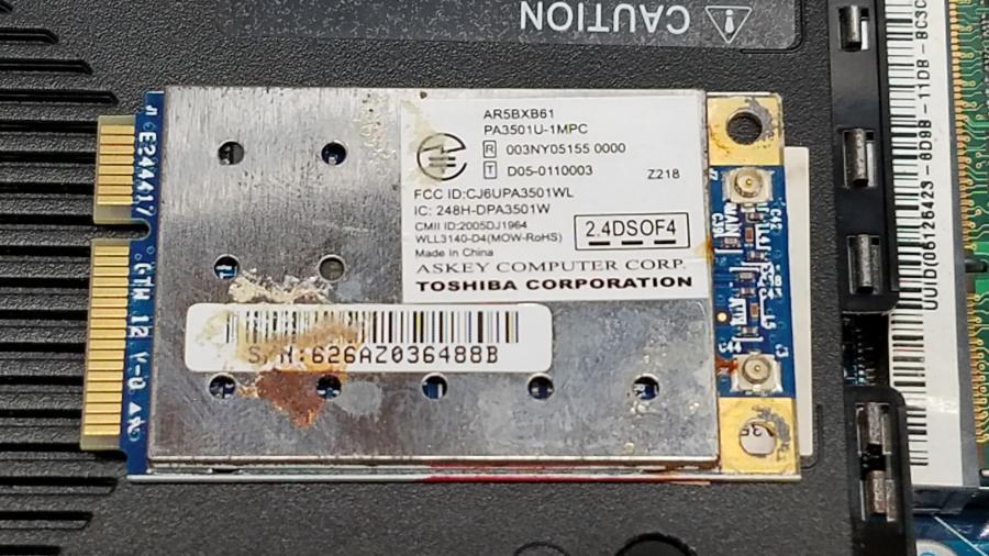 089-089-002 Ноутбук TOSHIBA Satellite A100-334 #17