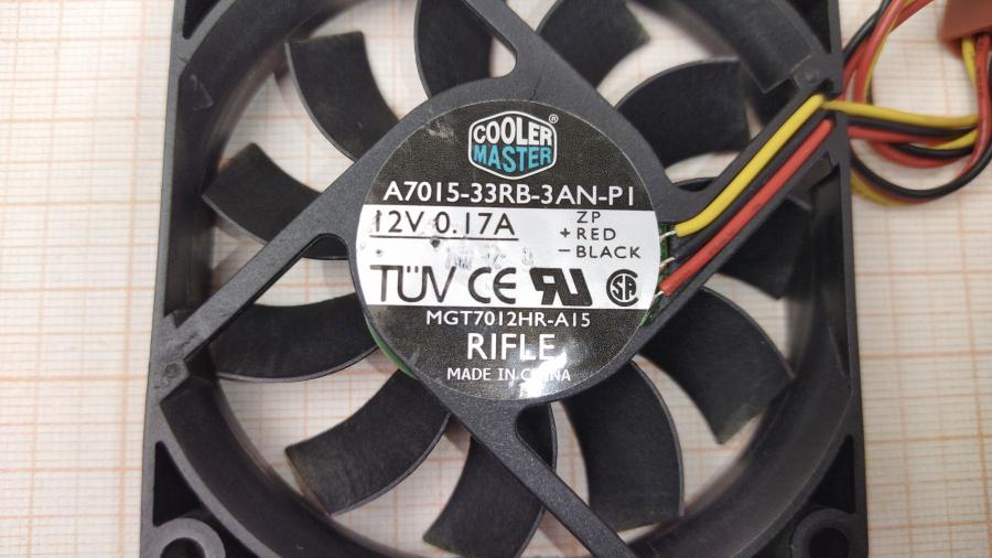 165-749-001 Вентилятор COOLER MASTER A7015-33RB-3AN-P1 #2
