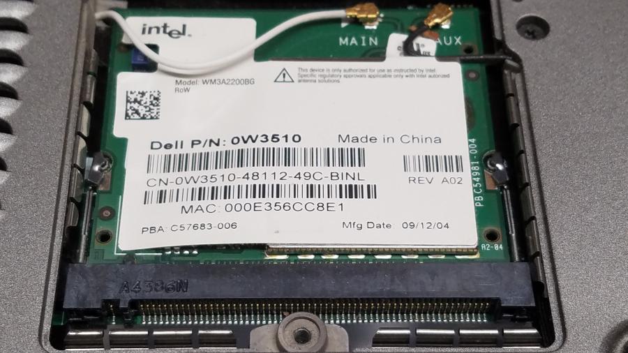 089-153-021 Ноутбук DELL Latitude D600 PP05L #15