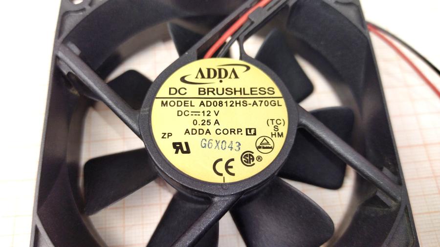 165-768-001 Вентилятор ADDA AD0812HS-A70GL #2