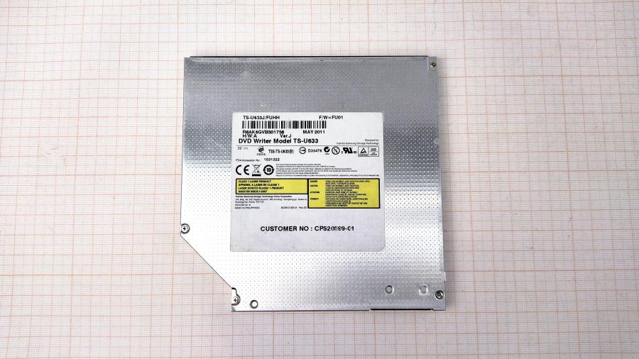 165-785-001 Привод SATA Slim TSST(TOSHIBA-SAMSUNG STORGE TECHNOLOGIES) TS-U633J/FUHH #2