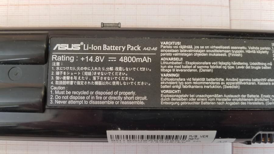 089-078-001 Ноутбук ASUS A6T #14