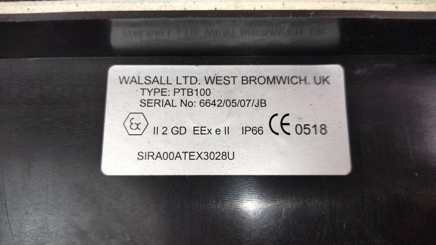 111-951-001 Соединительная коробка WALSALL РТВ100 #9