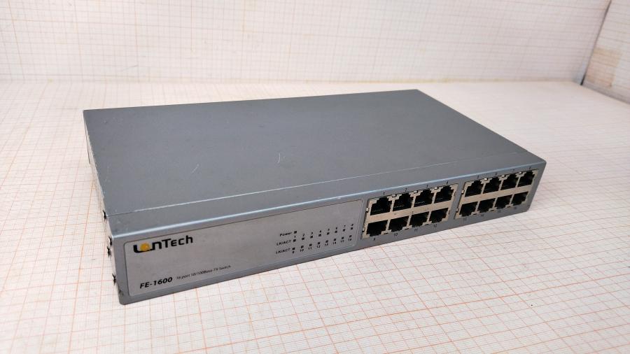 177-087-001 Коммутатор неуправляемый Lantech FE-1600 #1