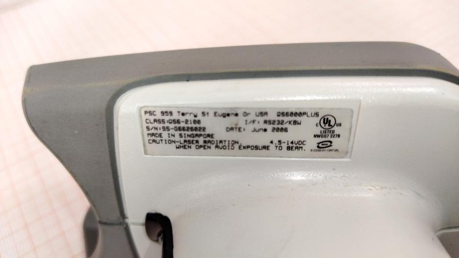 077-141-001 Сканер штрих-кода PSC QS6000 PLUS #7
