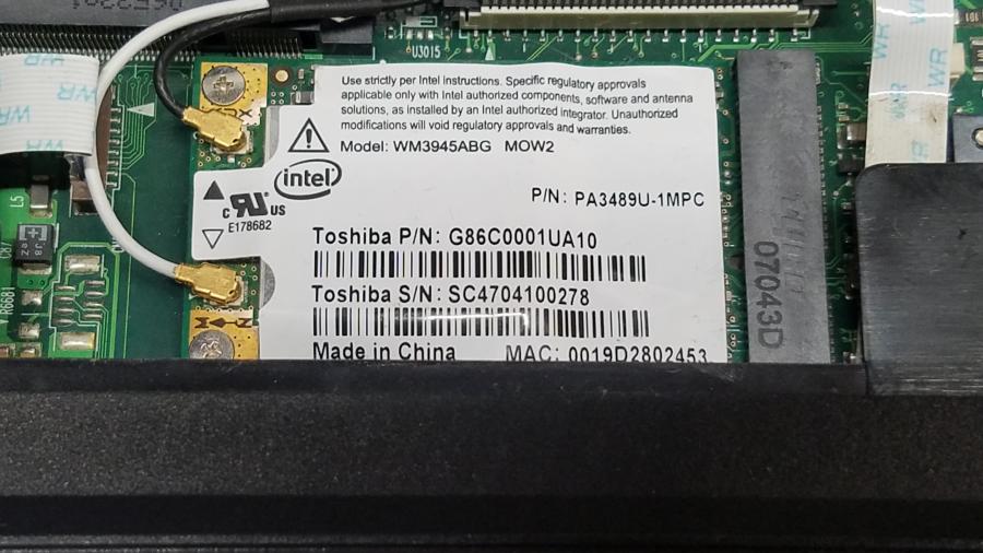 089-059-002 Ноутбук TOSHIBA SATELLITE A100-011 #14