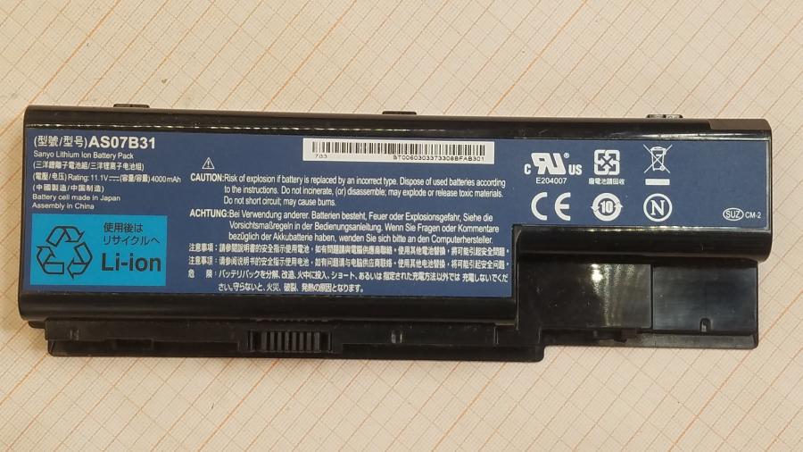 089-187-008 Ноутбук ACER ASPIRE 5520G-502G16Mi #14