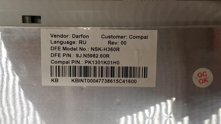 089-187-008 Ноутбук ACER ASPIRE 5520G-502G16Mi #16