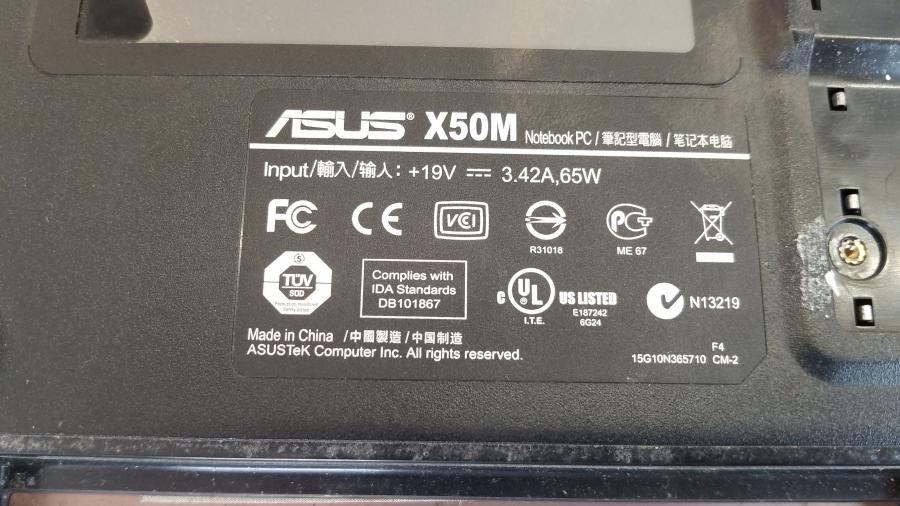 089-041-001 Ноутбук ASUS X50M #12