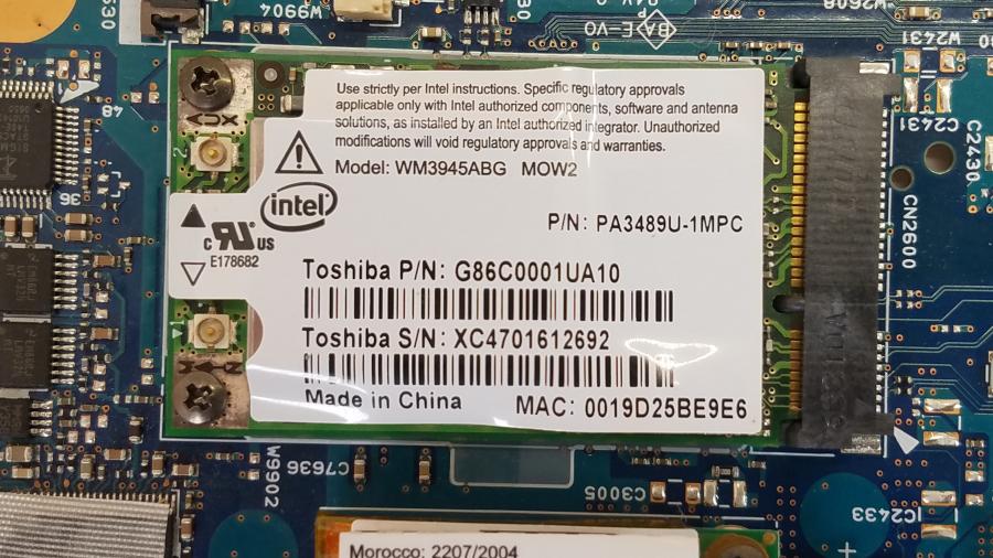 089-098-001 Ноутбук TOSHIBA QOSMIO F30-141 #19