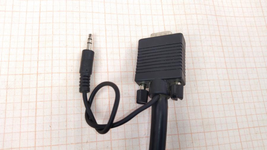 173-223-001 Кабель SVGA 15M/15M KRAMER VGA (D-Sub) + Jack 3.5 mm 0.9M #2