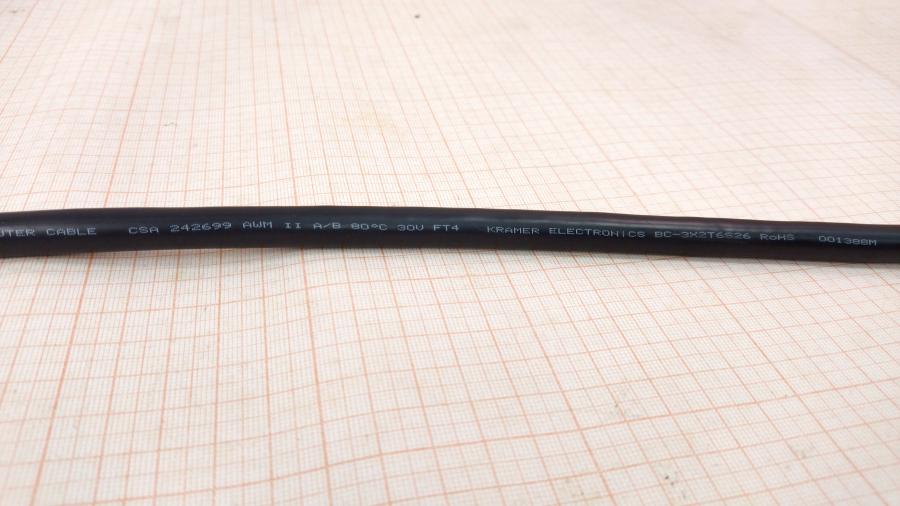 173-223-001 Кабель SVGA 15M/15M KRAMER VGA (D-Sub) + Jack 3.5 mm 0.9M #7