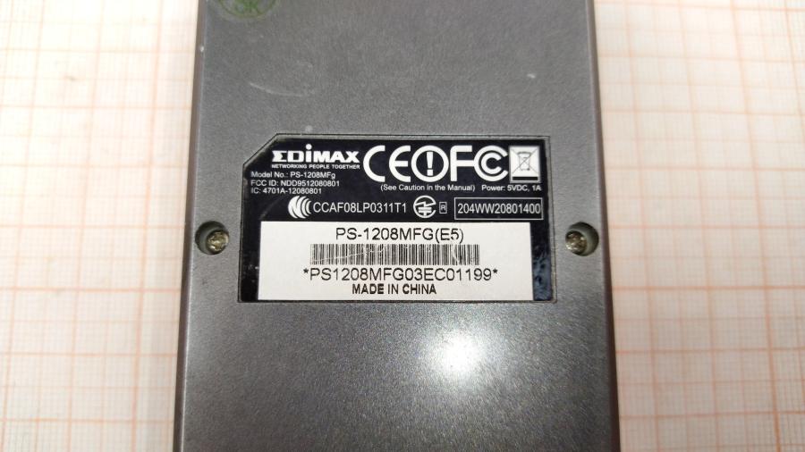 088-629-001 Принт-сервер EDIMAX PS-1208MGF #4