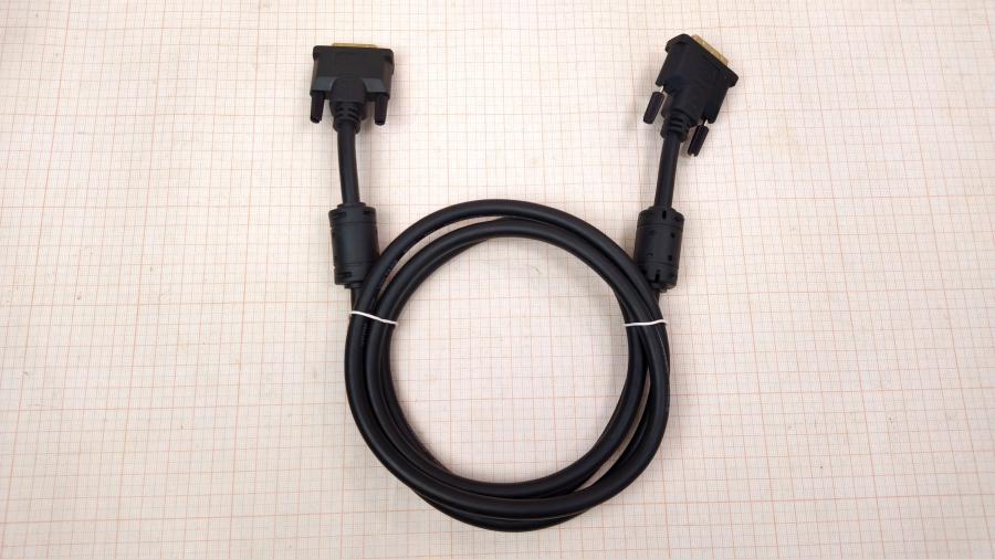 168-095-001 Кабель DVI для ЖК мониторов VCOM DVI-D  - DVI-D 1.8m Dual link #1