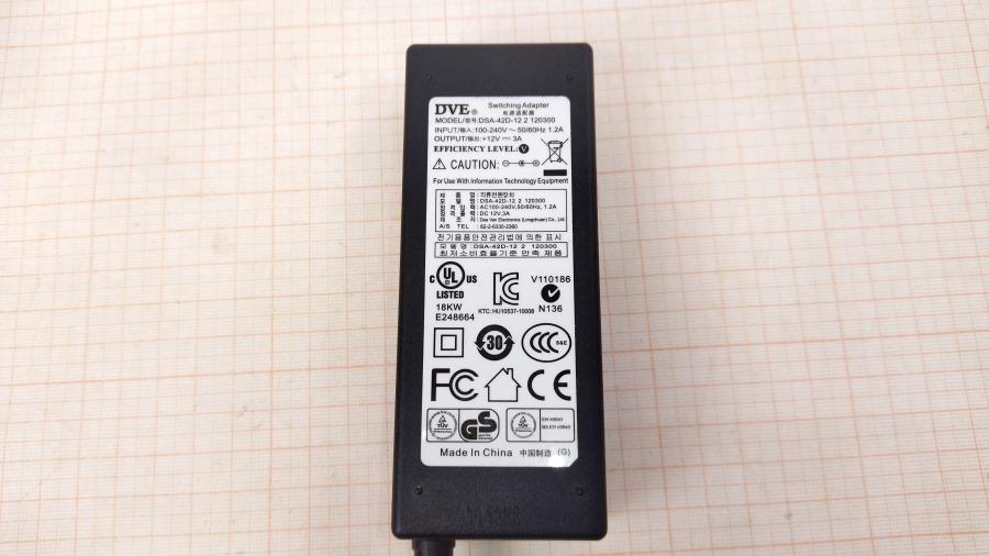 088-645-001 БП для мониторов DVE DSA-42D-12 120300 #3