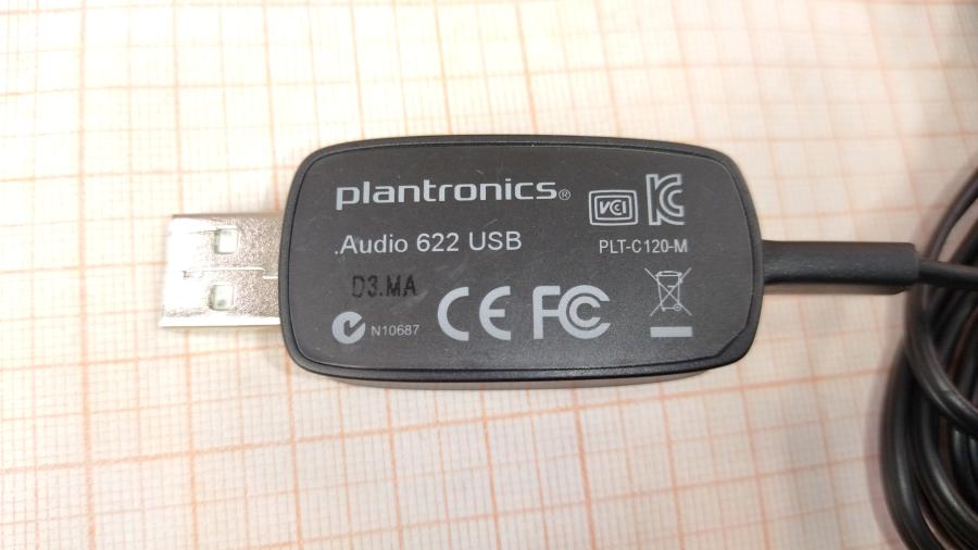 194-053-001 Стереогарнитура PLANTRONICS Audio 622 USB #7