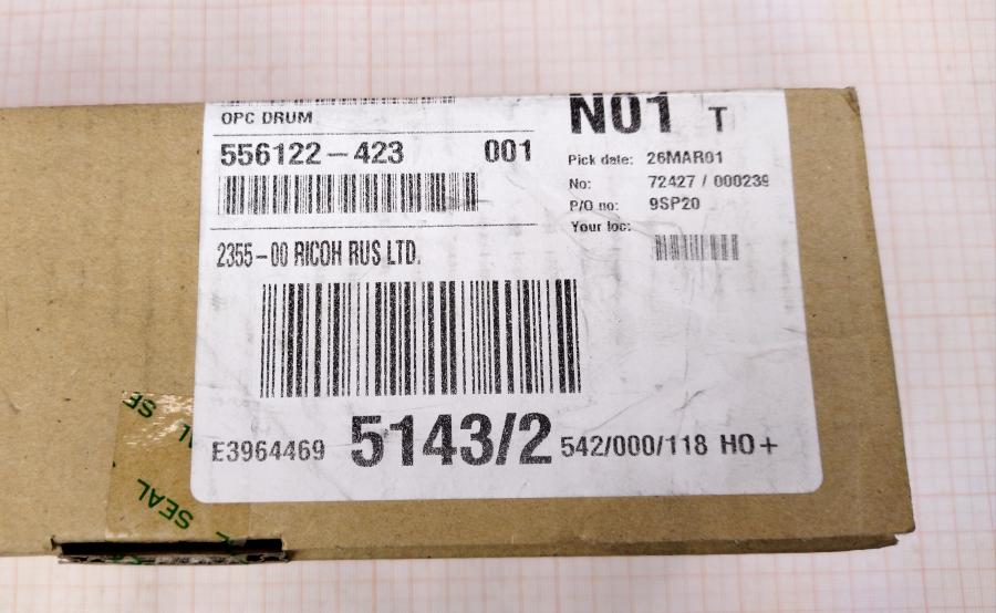 165-857-001 Фотобарабан RICOH D009-9510 #10