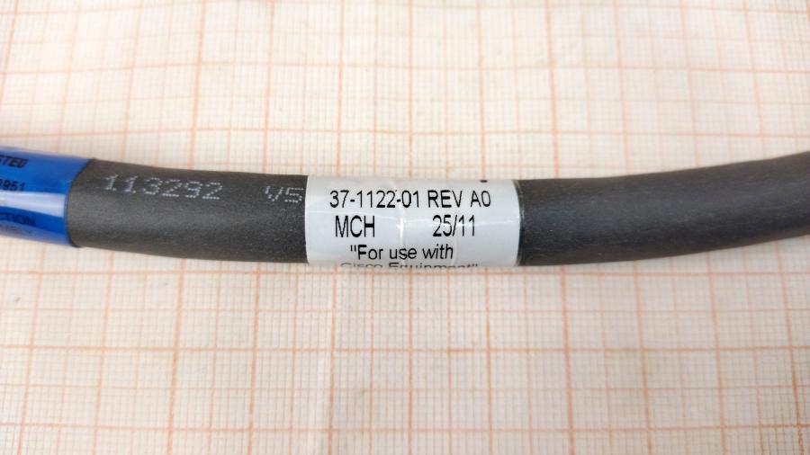 088-650-001 Кабель CISCO CAB-SPWR-30CM 37-1122-01 #4
