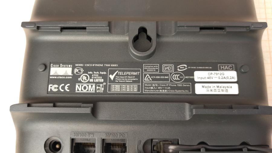 168-106-002 Телефон VoIP CISCO CP-7912G #12