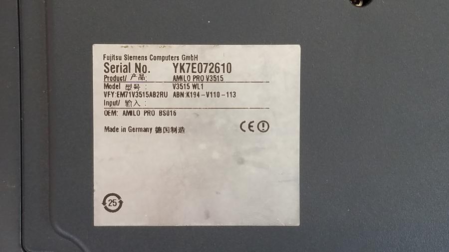 089-106-003 Ноутбук FUJITSU-SIEMENS AMILO Pro V3515 (WL1) #10