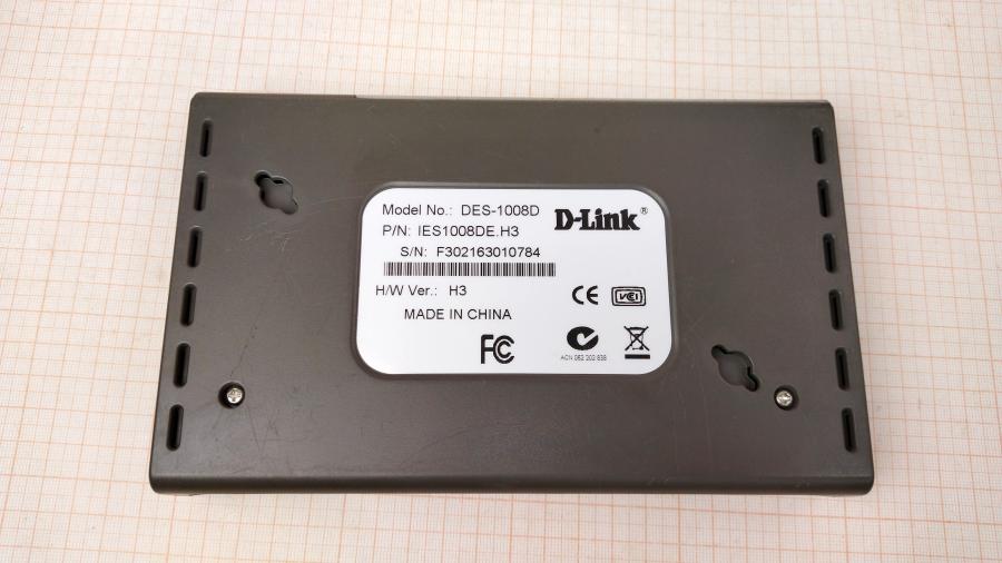 088-652-001 Коммутатор неуправляемый D-LINK DES-1008D #7