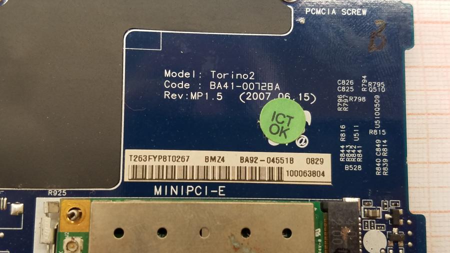 089-138-001 Ноутбук SAMSUNG NP-Q70AV02 #28