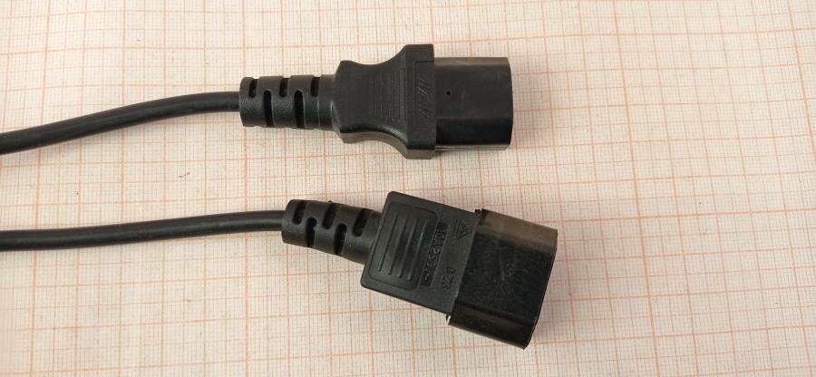 195-198-001 Удлинитель питания IEC-C14 JM-JM IEC C13-IEC C14 1.8m #3