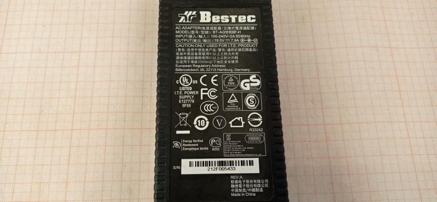088-668-001 БП для ноутбука Bestec BT-AG151EBF-H #7