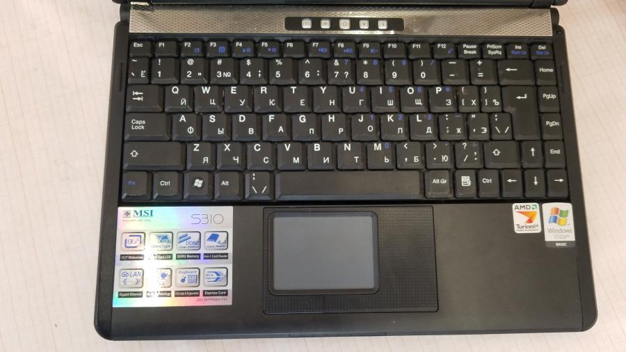 089-122-014 Ноутбук MSI MEGABOOK S300 MS1311 #3