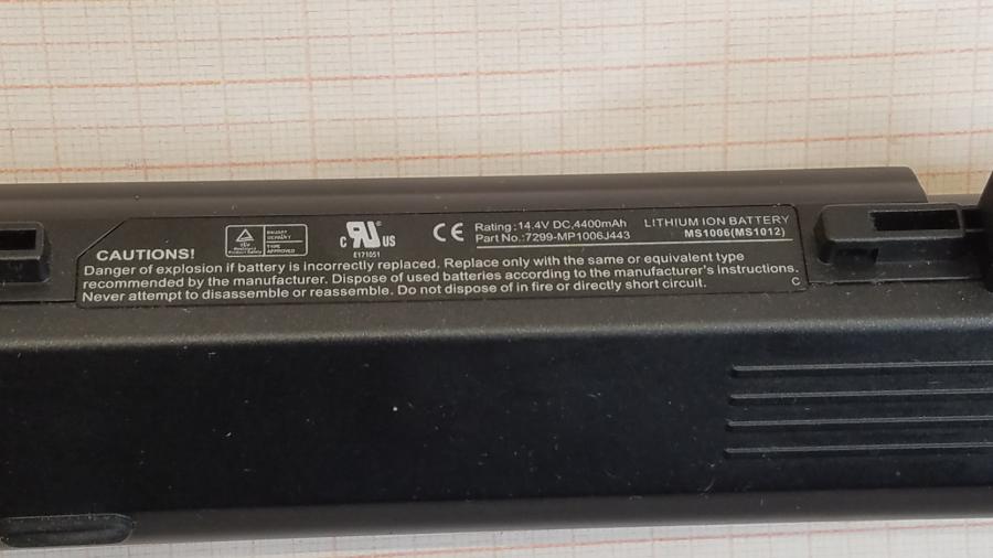 089-122-014 Ноутбук MSI MEGABOOK S300 MS1311 #14