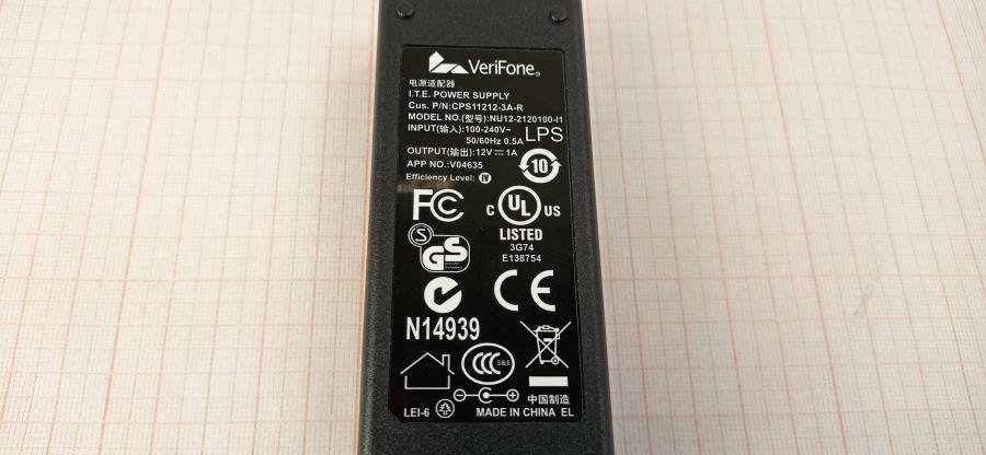 088-691-001 БП для платежного терминала VERIFONE NU12-2120100-I1 #7