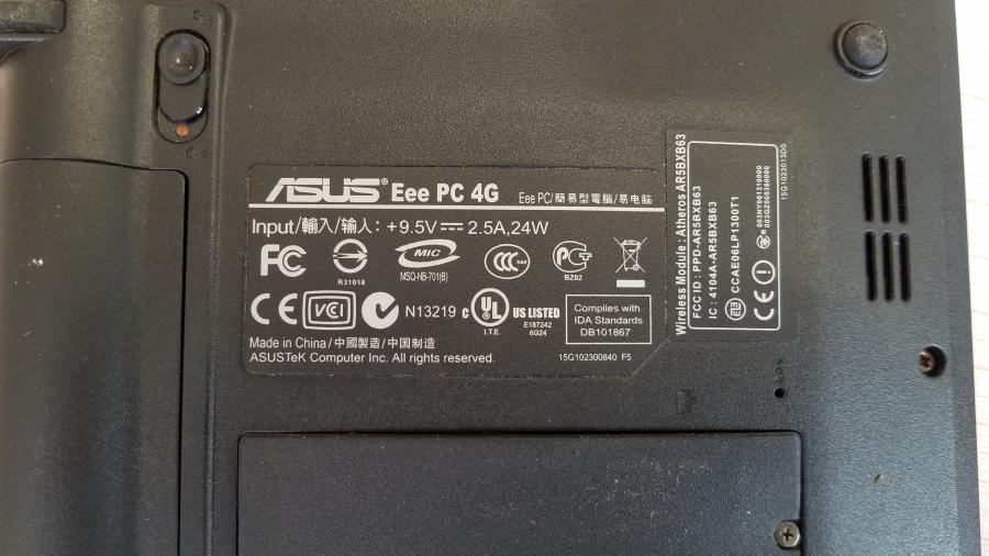 089-321-001 Ноутбук ASUS Eee PC 4G #10