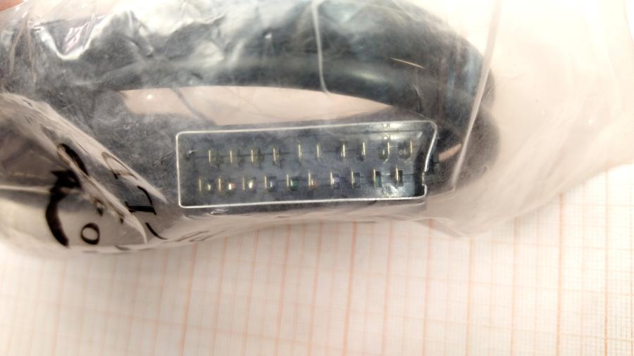 177-101-001 Кабель интерфейсный  SCART - SCART 1m #4
