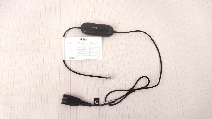 124-067-001 Кабель переходник QD-RJ9 JABRA GN1200 (88001-99) #1