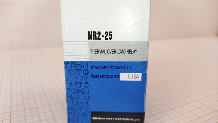 088-710-001 Тепловое реле CHINT NR2-25 0.1-1.6A #8