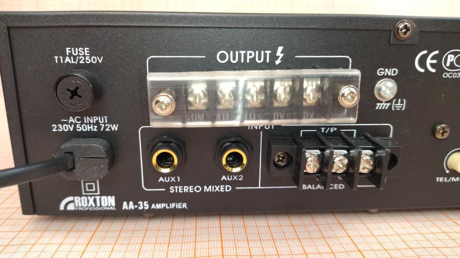 088-713-001 Микшер-усилитель ROXTON AA-35 #7