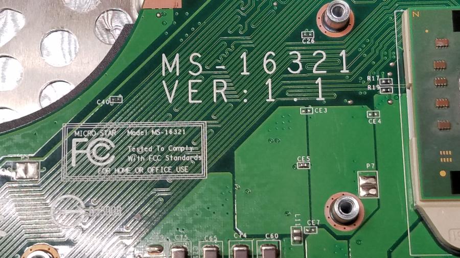 089-123-003 Ноутбук MSI M670 (MS1632) #13