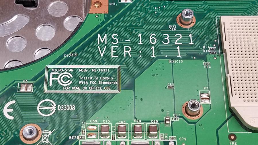 089-123-004 Ноутбук MSI M670 (MS1632) #13