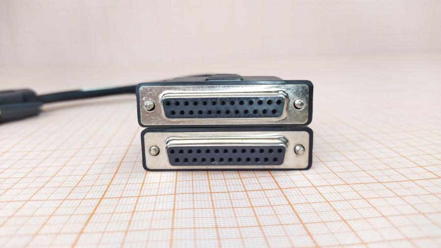 088-731-001 Кабель LPT  DB25 (М) - 2x DB25 (F) #5