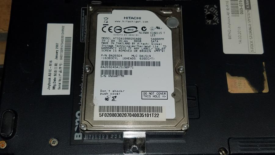 089-079-003 Ноутбук BENQ Joybook A51E-R16 #13