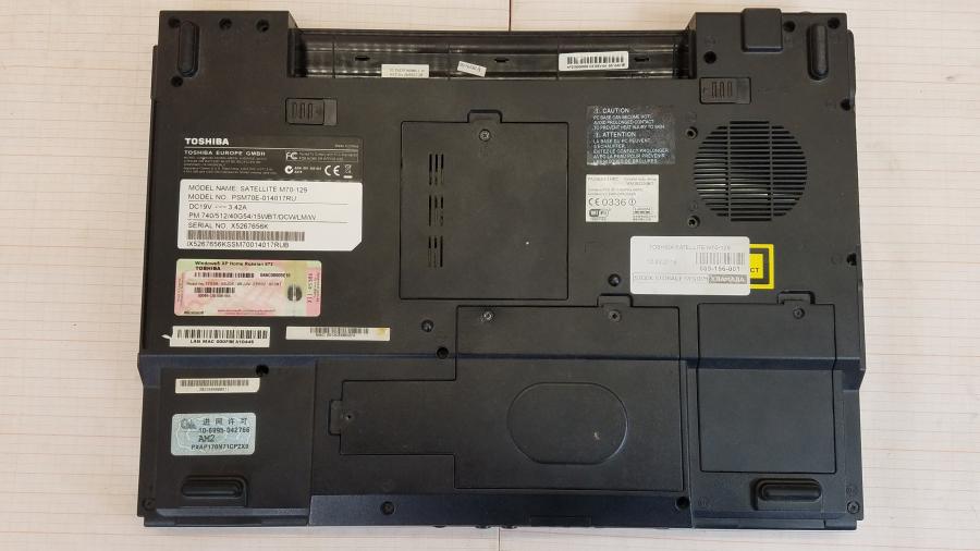 089-156-001 Ноутбук TOSHIBA SATELLITE M70-129 #9