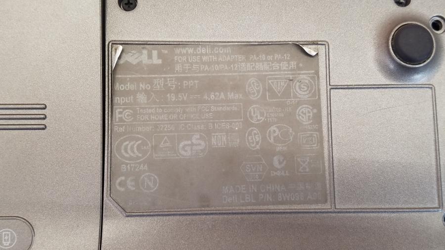 089-166-003 Ноутбук DELL LATITUDE D400 #11