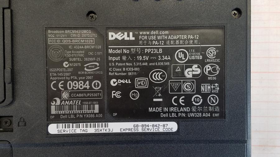 089-146-006 Ноутбук DELL Vostro 1000 #10