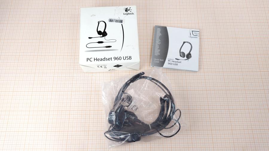165-328-009 Стереогарнитура Logitech PC Headset 960 USB #10