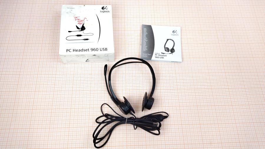 165-328-010 Стереогарнитура Logitech PC Headset 960 USB #10