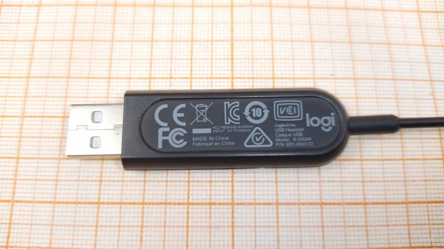 165-871-001 Стереогарнитура Logitech USB Headset H340 #5