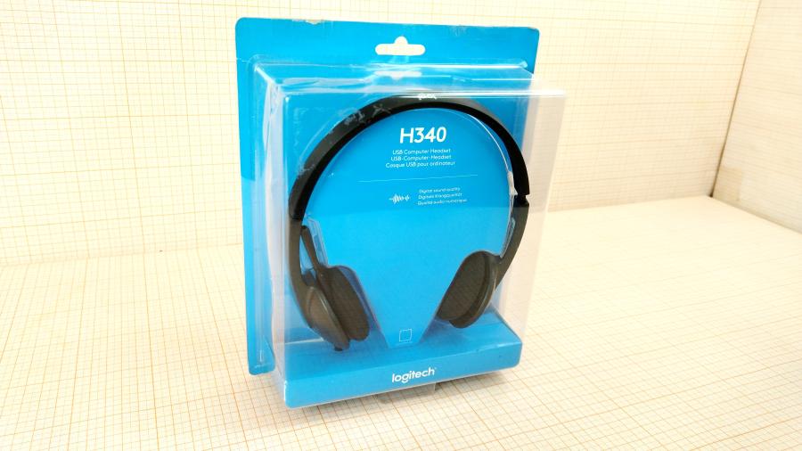 165-871-001 Стереогарнитура Logitech USB Headset H340 #6