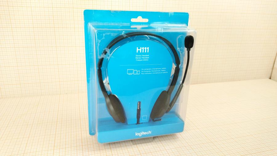 165-872-001 Стереогарнитура Logitech Stereo Headset H111 #7