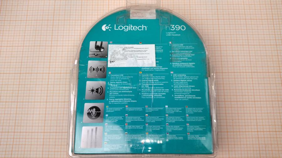 165-873-001 Стереогарнитура Logitech USB Headset H390 #10